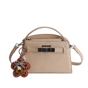 早春高级感小包包女2026新款上班通勤手拎包凯莉包洋气时尚斜挎包