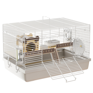 仓鼠笼子金丝熊专用超大豪华别墅防越狱大空间铁丝新手全套双层窝