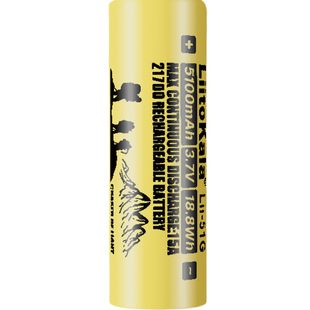 liitokala21700锂电池3.7V可充电大容量5100mAh动力15A放电动车组