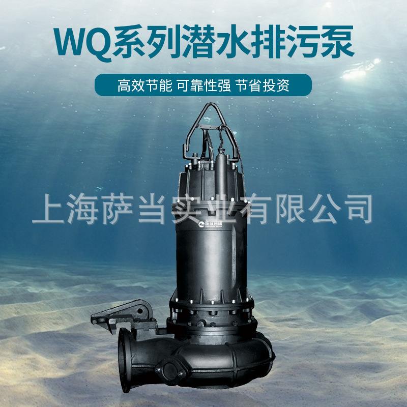 上海连成水泵50WQ(II)15-8-0.75 65WQ(II)30-10-2.2潜水排污泵