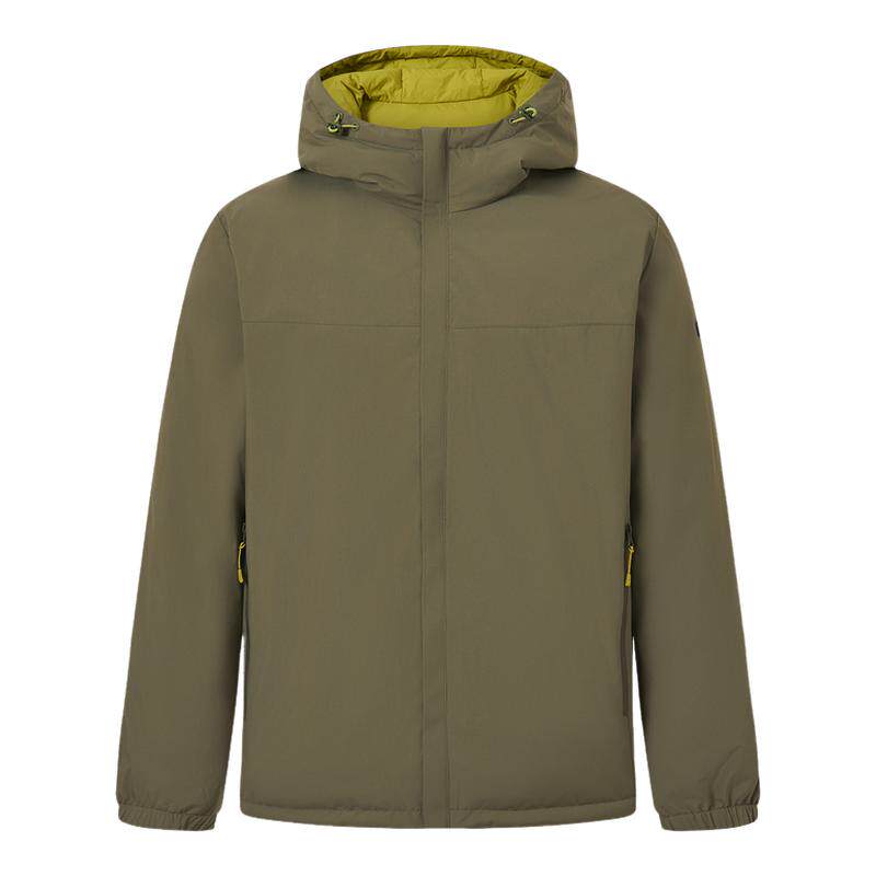 90鹅绒双面穿连帽羽绒服