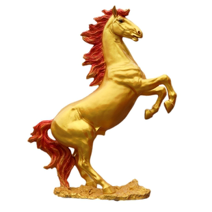 户外玻璃钢景观马雕商场塑酒店公园景区摆件新年美陈装饰园林小品