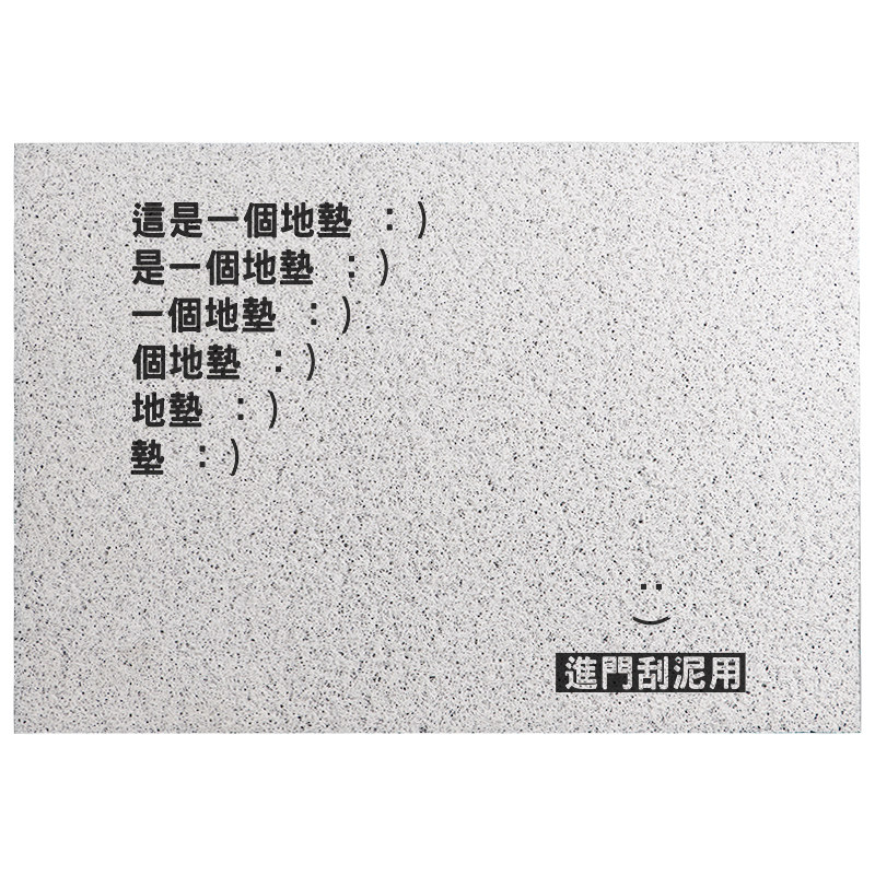 创意文字简约黑白入门地垫进门门口门垫家用刮泥吸尘丝圈地毯脚垫