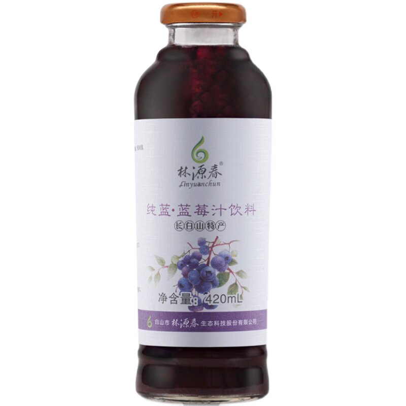 林源春吉林长白山320ml*8瓶特产
