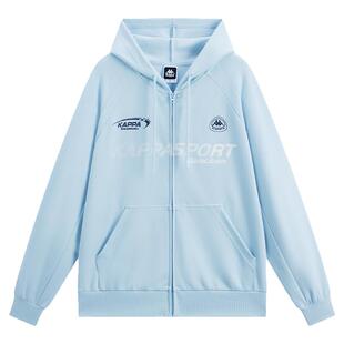 Kappa卡帕背靠背运动外套男女2026春季新款赛车针织开衫运动上衣