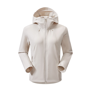 VAUDE巍德 博登PLUS加绒连帽软壳夹克运动户外女保暖外套26春新款