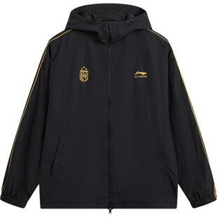 李宁外套男冬季新款休闲复古上衣女防风防泼水冲锋夹克运动风衣