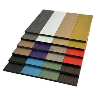 塑木板白色装饰板别墅围栏墙栅栏板实心木纹花箱板防腐木塑共挤板