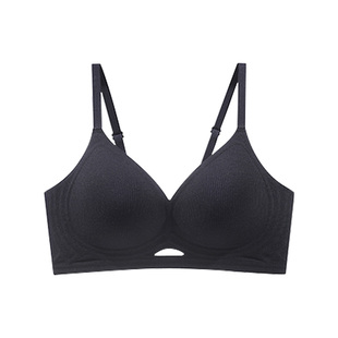 猫人内衣女士聚拢小胸显大无痕上托提拉收副乳防下垂乳胶杯文胸罩