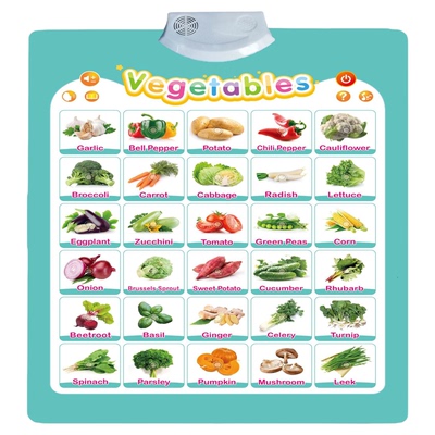 有声英语早教挂图儿童全英文海报