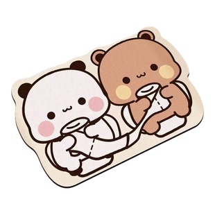 一二布布卡通浴室硅藻泥吸水地垫防滑速干加厚卫生间门口脚垫耐磨