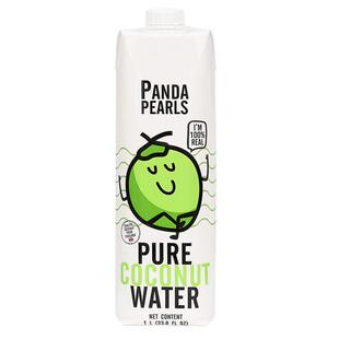 PANDA PEARLS 泰国进口椰子水PP香水椰1L装100%NFC果汁椰子汁