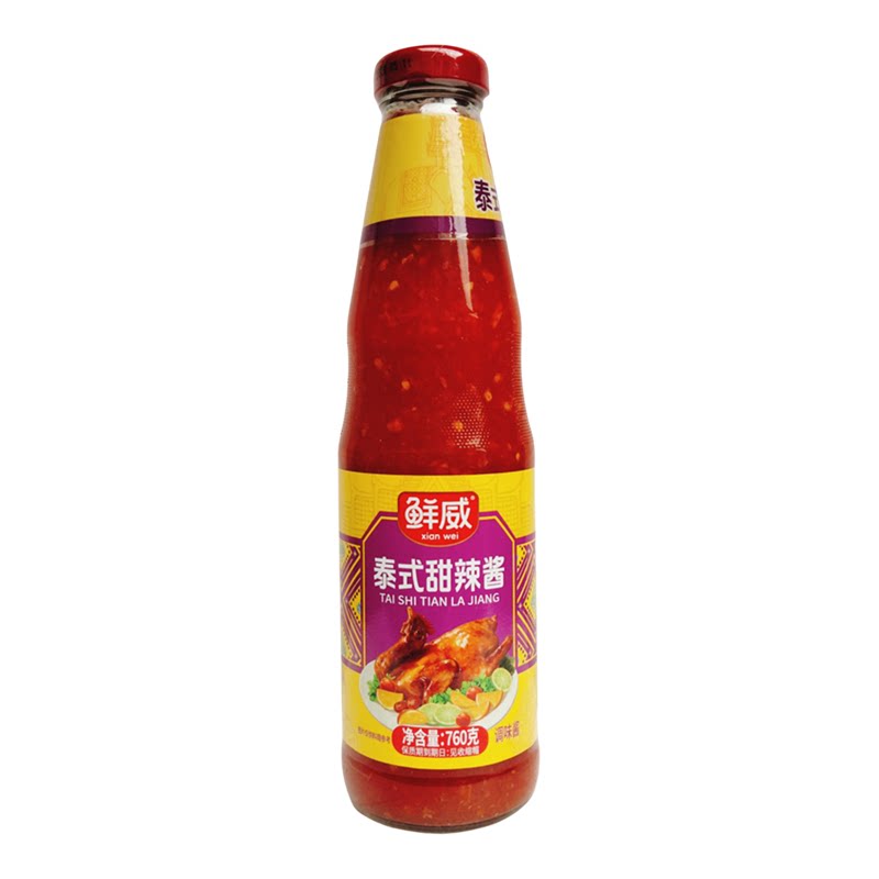 鲜威泰式甜辣酱760g*2瓶泰国风味酱辣鸡酱酸甜酱炸鸡蘸酱调味酱
