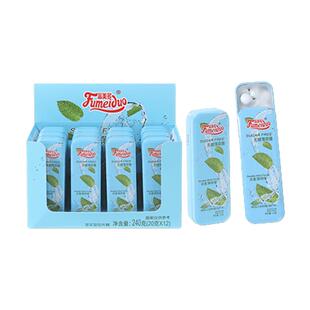 口香糖无糖含片铁盒接吻糖海盐薄荷糖强劲清凉清新口气随身便携