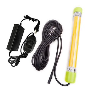 100W12V冰钓翘嘴海钓集鱼灯筏钓灯水下诱鱼灯垂钓夜钓灯厂家直销