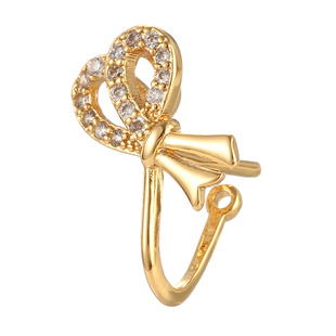 钱袋吊坠空托diy蜜蜡翡翠玉石镀银夹扣福袋葫芦吊坠扣头配饰