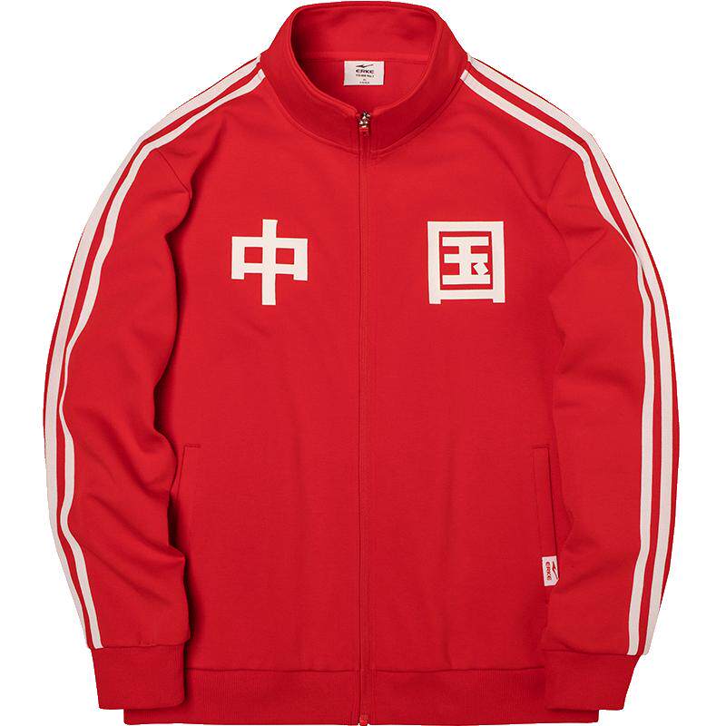 鸿星尔克情侣款国潮运动服卫衣