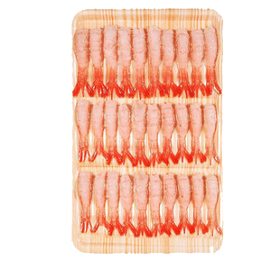 掬芥甜虾料理北极甜虾刺身冻虾去壳虾尾即食生吃