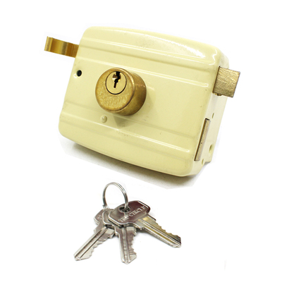 天狮纯铜锁芯老式方锁舌黄锁通用