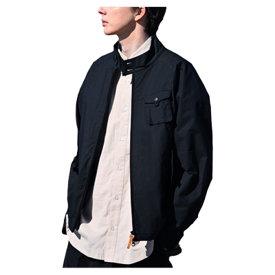 春夏舒适透气立领哈灵顿夹克