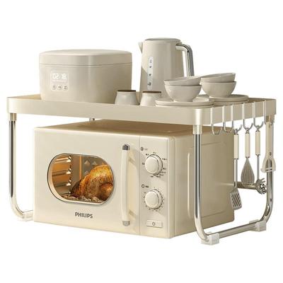 厨房微波炉架置物架多功能多层架子烤箱收纳架家用台面分层支架