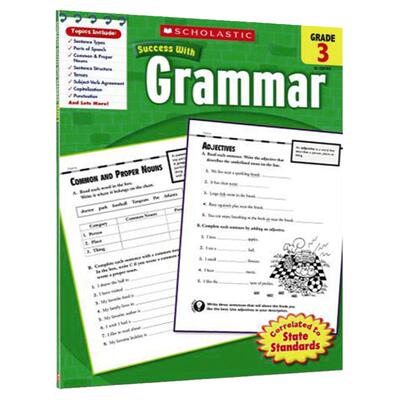 美国小学三年级英语语法练习册