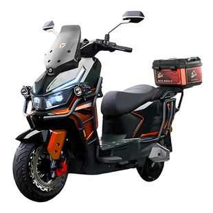 雅迪电动摩托车赛博长续航72V强动力大功率外卖车长续航高速电摩