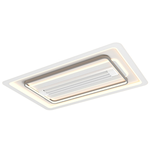 隐形无叶风扇灯2026新款超薄静音现代客厅吸顶灯具主卧室家用套餐