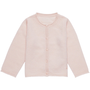 Bonpoint法国童装经典男女童纯色山羊绒针织开衫PEBDA2703CA