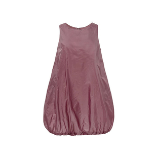 [AMOMENTO] 25PS Nylon Volume Mini Dress 2025新宽松无袖连衣裙