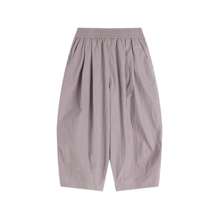 布丁哈鲁童装夏装女童洋气裤子2026夏季新款儿童山本风休闲长裤