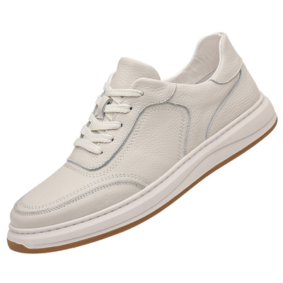 头层牛皮男鞋皮鞋板鞋百搭休闲鞋