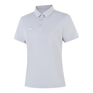 李宁短袖POLO衫女2026夏季新款速干凉爽透气跑步运动翻领T恤上衣