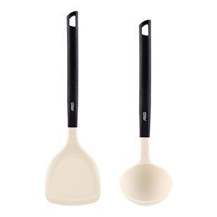 爱仕达硅胶锅铲家用不粘锅专用炒菜铲子食品级耐高温汤勺厨具套装