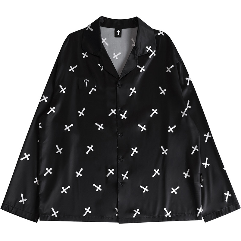 YUBABY满十字架哥特睡衣暗睡衣/家居服套装