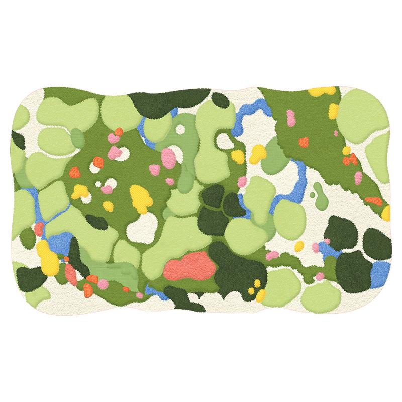 茶卡盐湖地毯床边耐脏森林苔藓秋