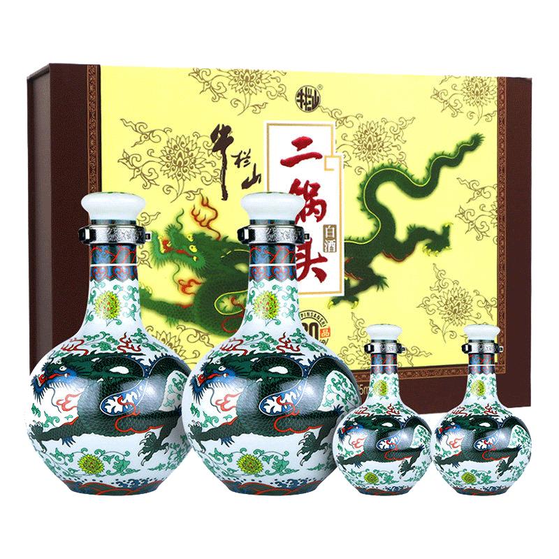 牛栏山53度珍品30青龙礼盒佳品