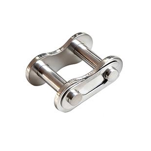 链条连接扣接头304不锈钢工业传动滚子链扣全接半接06B08B10A12A