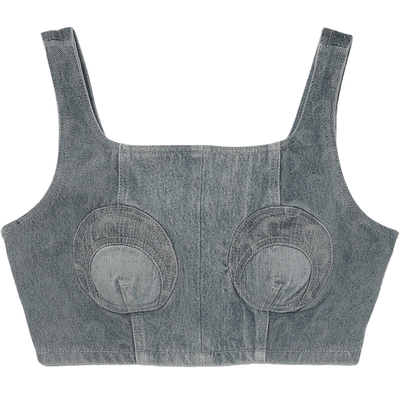 ITMARINESERRE无袖牛仔上衣