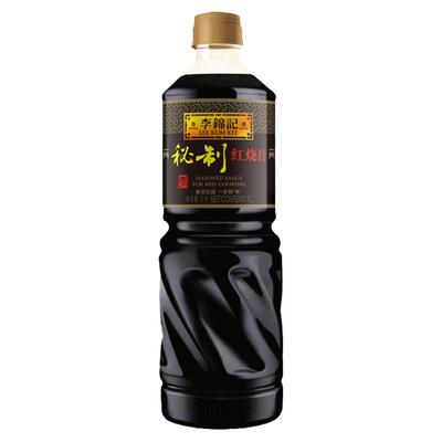 李锦记家用秘制红烧汁410ml*2瓶上色增色红亮酿造酱油炒糖色1L装