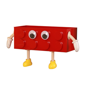 可爱冰箱侧面磁吸冰箱贴置物架装饰收纳盒神器壁挂留言板墙上挂钩