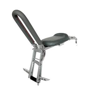 折叠车前置儿童座椅快拆便携弯梁自行车前置宝宝安全折叠座椅