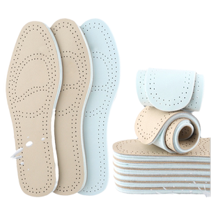 夏季牛皮鞋垫男吸汗防臭舒适真皮运动减震软底透气乳胶鞋垫皮鞋女