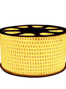 220v高压灯带led灯条家用客厅超亮外墙商用室内防水照明装饰光带