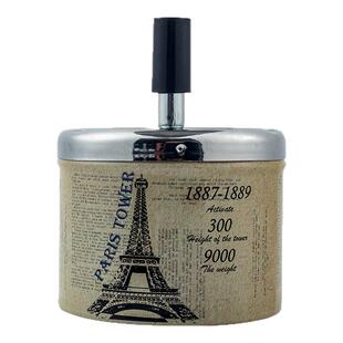 家用马口铁旋转时尚烟灰缸不便携式炮灰个性灭烟神器烟具烟用品