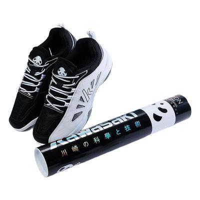 川崎羽毛球正品耐打王专业室内外比赛训练用球熊猫川川黑鹅毛12只