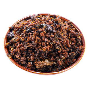 正宗四川大竹渠县农家麻辣味碎咸菜老盐菜咸菜炒回锅炒饭肉蒸烧白
