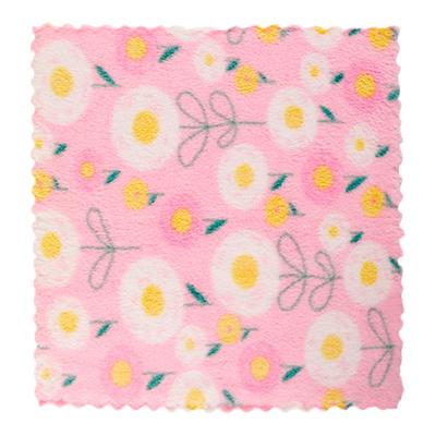 高颜值不掉毛不沾油珊瑚绒抹布