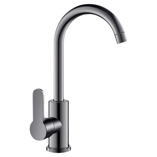 全铜厨房冷热水龙头二合一洗菜盆不锈钢水槽防溅单冷旋转家用阳台