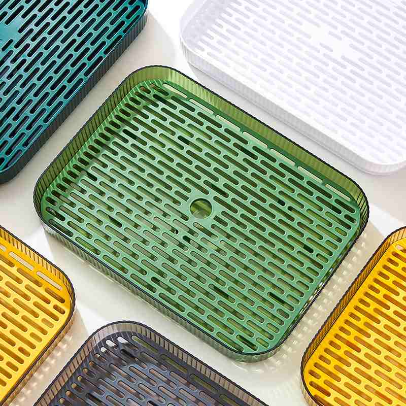 家用双层沥水盘水杯碗筷茶杯滤茶盘水托盘置物架厨房水果架收纳